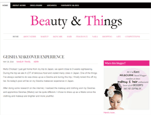 Tablet Screenshot of beautyandthings.com